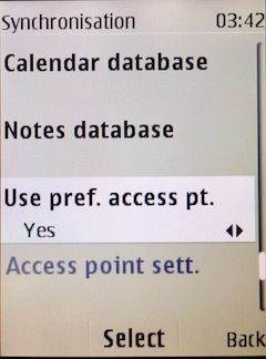 Select, if you want to use pref. access pt.