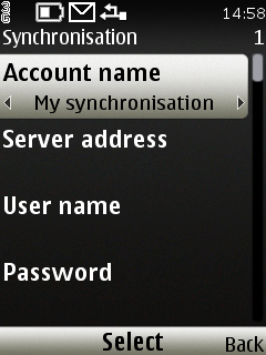 Select Account name