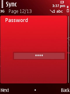 Fill your password